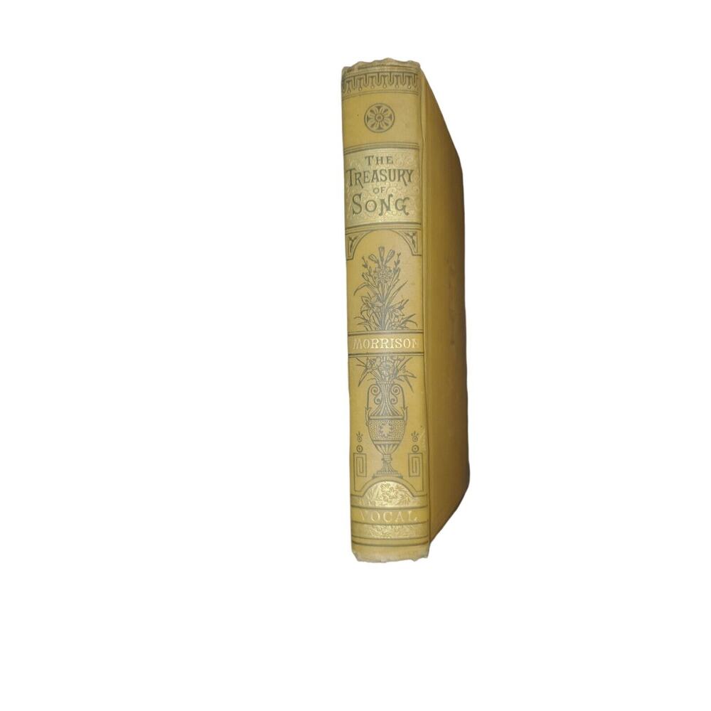 The Treasury Of Song 1882 Hb-Vintage, Rare